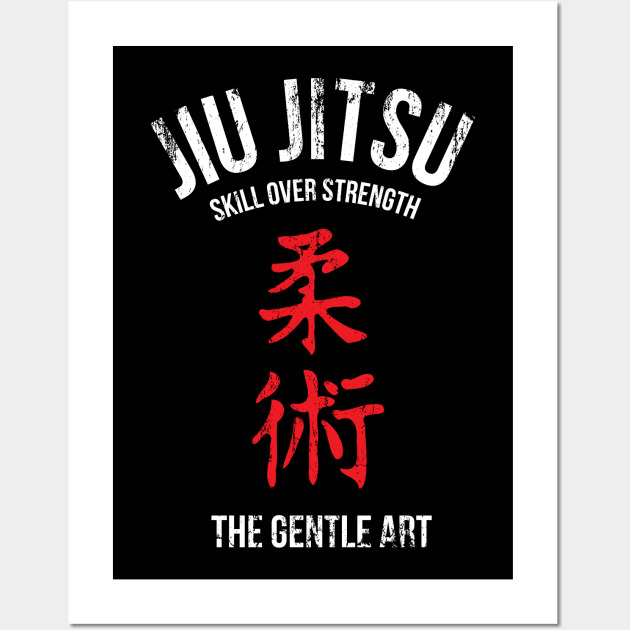 Jiu jitsu the gentle art Wall Art by Aldebaran